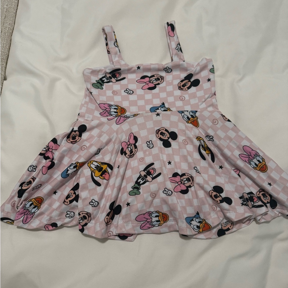 Pink Disney Character Dress - Handmade